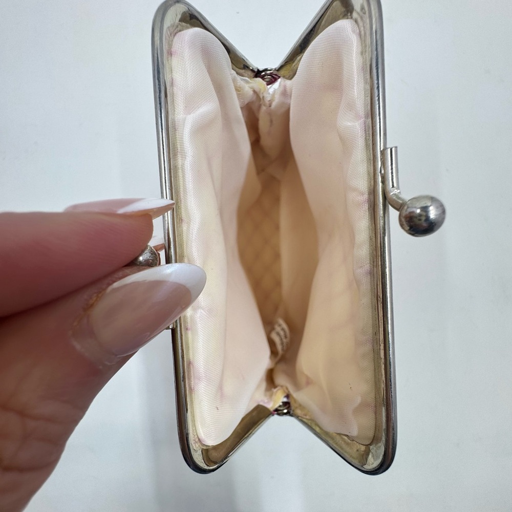 1950’s Pink Quilted Women's Coin Purse - Picture 3 of 5